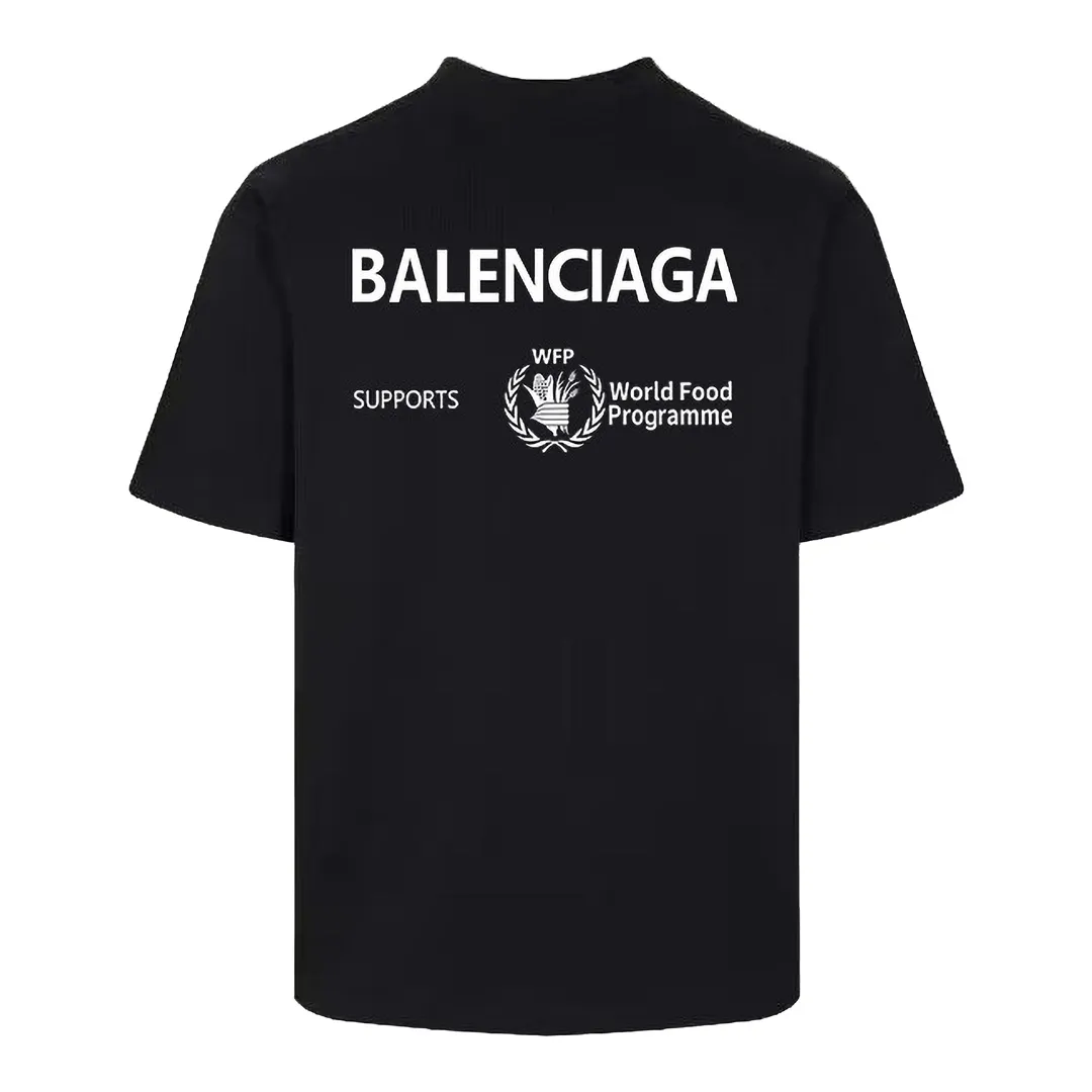 #「 Quality」 《BALENCIAGA 》24SS Classic T Quality - 2 - os 220 -26 280g - 300g 1×1 - Quality ：Black White Size: XS-S-M-L
